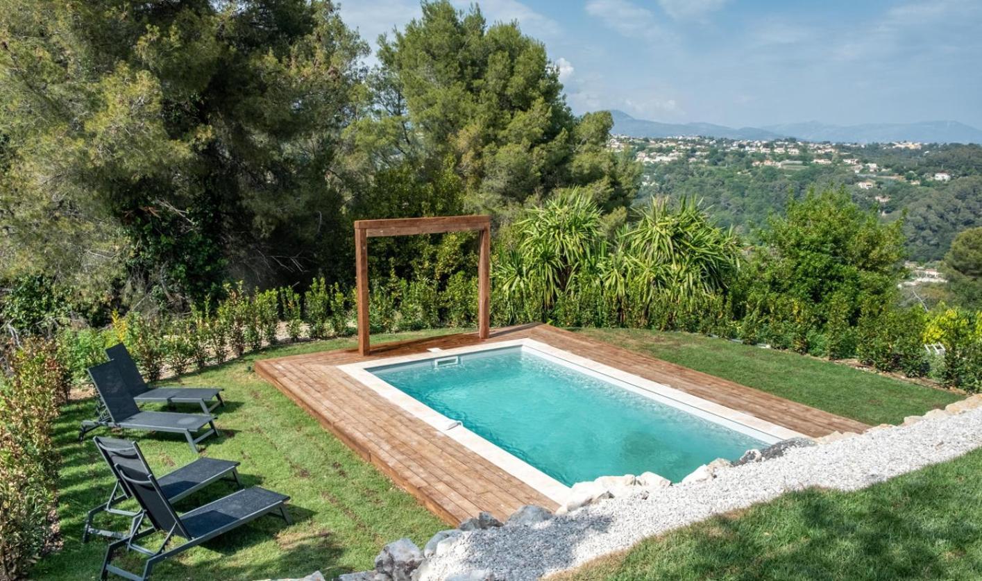 Saint Paul De Vence A La Vue Imprenable Villa ภายนอก รูปภาพ